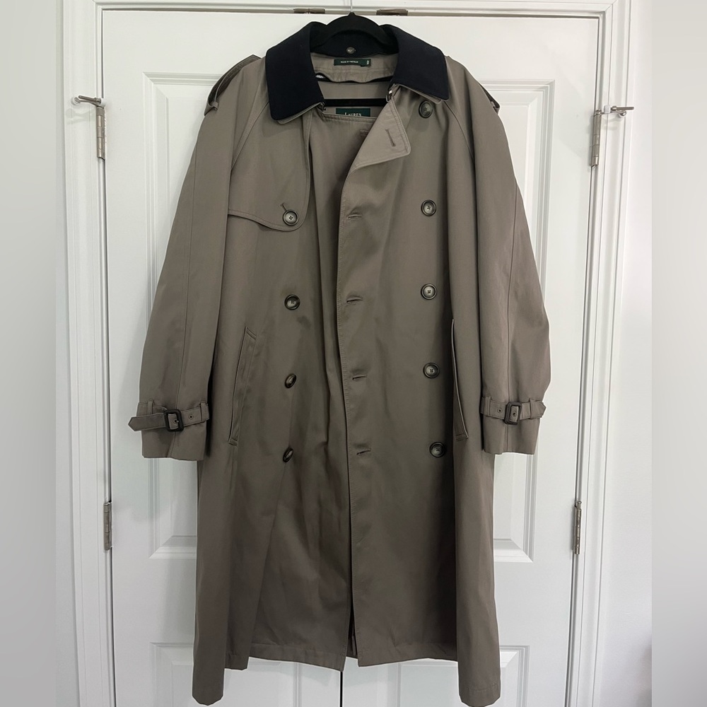 Men’s Lauren by Ralph Lauren Lined Trench Coat 40R